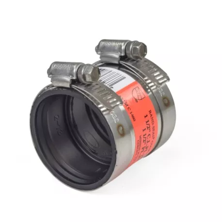 1-1/2″ No-Hub CI/Plastic/Steel Coupling