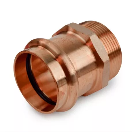 1-1/2″ Press Copper x Male Threaded Adapter, Imported