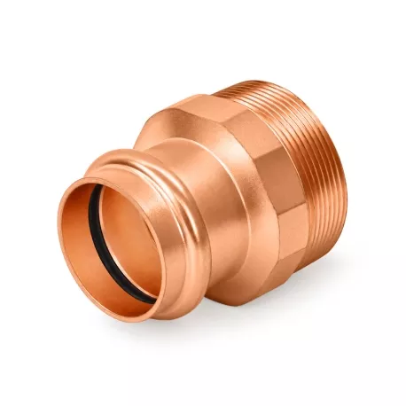 1-1/2″ Press x 2″ Male Threaded Adapter, Imported