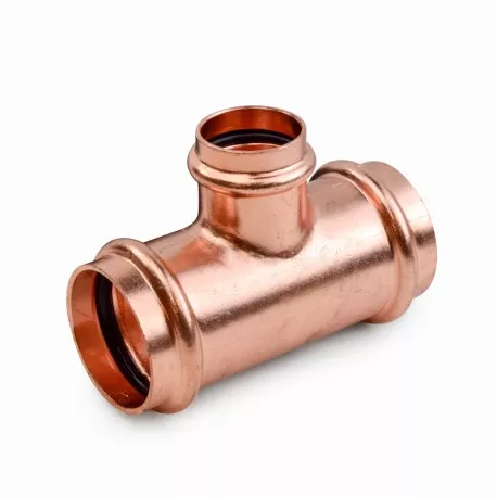 1-1/2″ x 1-1/2″ x 1″ Press Copper Tee, Imported