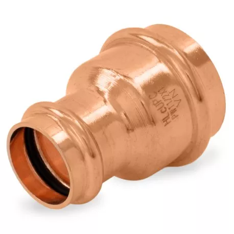 1-1/2″ x 1″ Press Copper Reducing Coupling, Imported