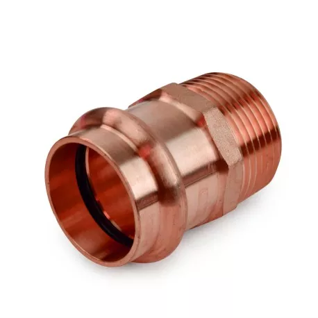 1" Press Copper x Male Threaded Adapter, Imported