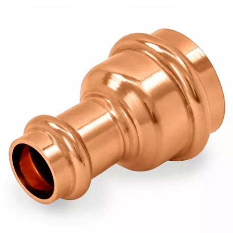 1" x 1/2" Press Copper Reducing Coupling, Imported