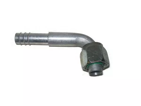 # 10 90 Degree Oring Short Drop Fitting Barb