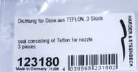 123180Harder Steenbeck Seal consisting of Teflon for nozzle, 3 pieces
