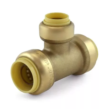3/4″ x 3/4″ x 1/2″ Push To Connect Reducing Tee, Lead-Free
