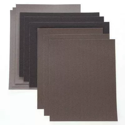 3M 02404 211K Cloth Sanding Sheet 9 in x 11 in 240 Grit Black Very Fine