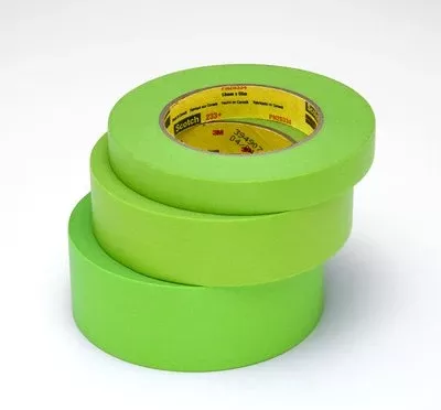3M 233+ Green Masking Tape – 1 inch x 36 yds (24mm X 55m) MMM26336