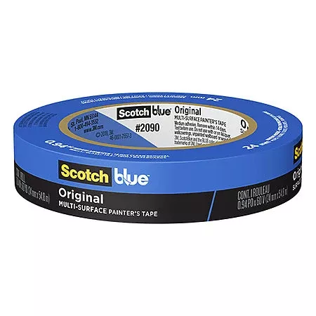 3M Scotch Blue – Original Painters Masking Tape, 1″ x 60yd.