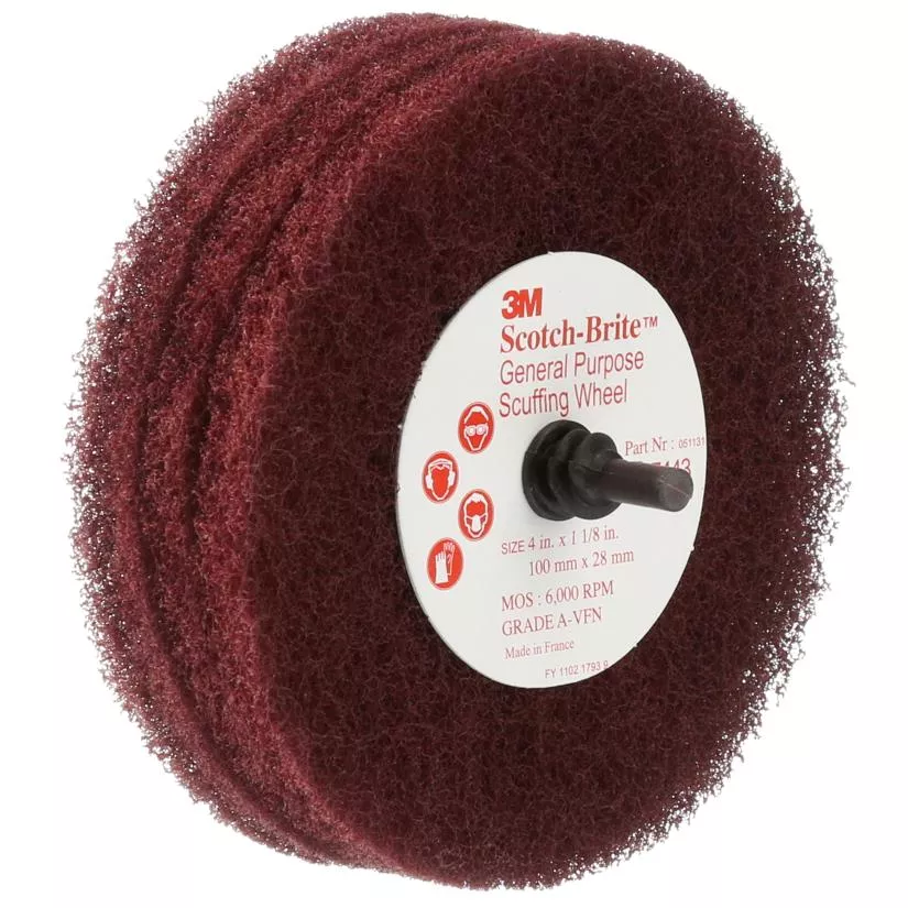 3M Very Fine Scuffing Wheel 67430 4 in CF-D4 Aluminum Oxide
