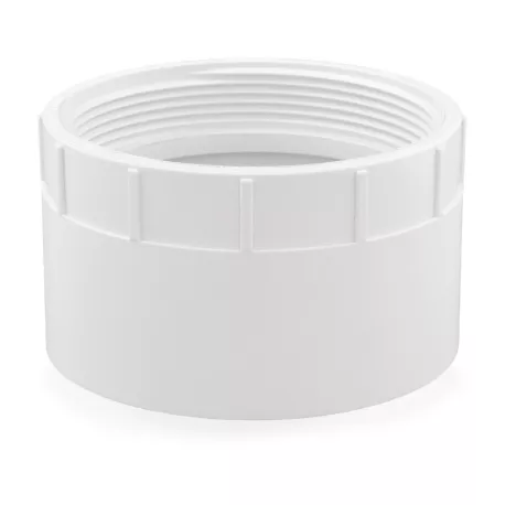 4" PVC DWV Cleanout Adapter (Hub)