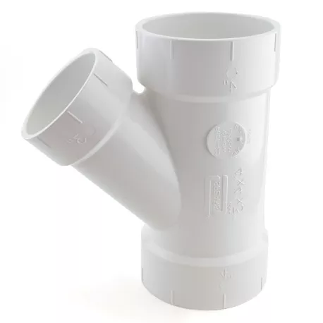 4″ x 4″ x 3″ PVC DWV Wye