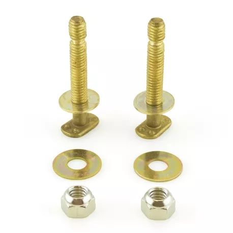 5/16″ x 2-1/4″ Long Snap-It Solid Brass Closet Bolts Kit