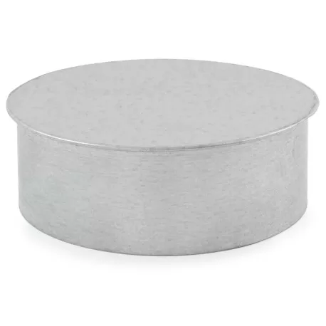 6" Galvanized Clean-Out Cap, 26 GA