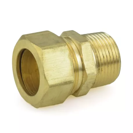 7/8″ OD x 3/4″ MIP Threaded Compression Adapter, Lead-Free
