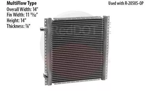 77R1275 A/C Condenser – Multiflow