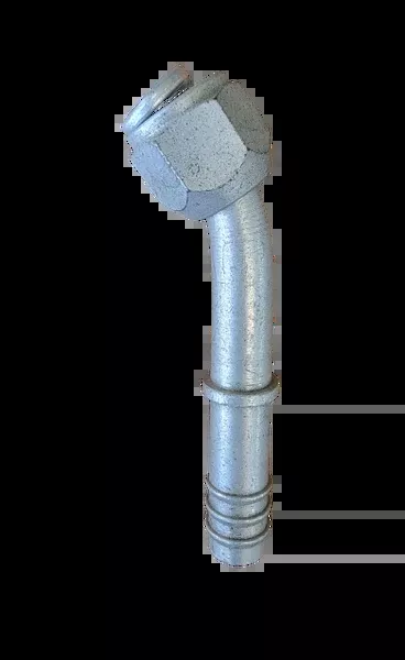 # 8 - # 10 45 Degree Flare Fitting Barb