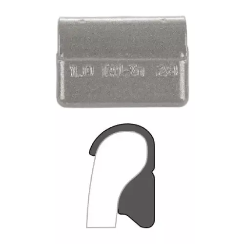 AA “TAL” Clip-On Wheel Weight (Zinc / 25/Box)