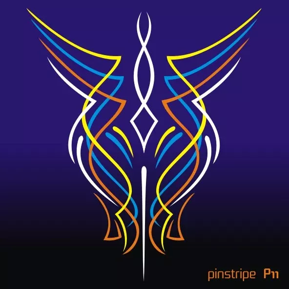 AEROSPACE 4 Layer Airbrush Stencil Set – Pinstripe 11