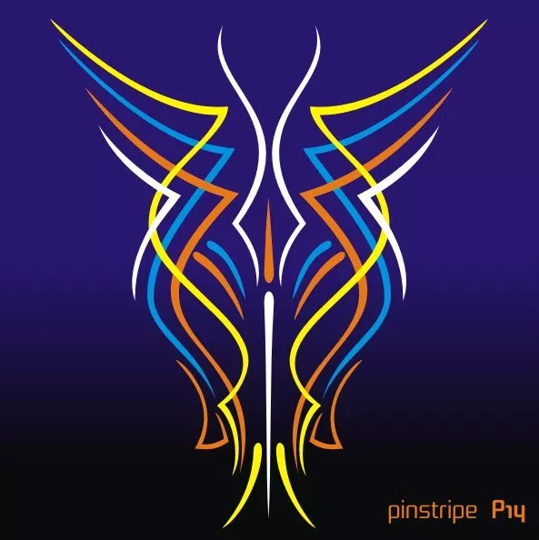AEROSPACE 4 Layer Airbrush Stencil Set – Pinstripe 14