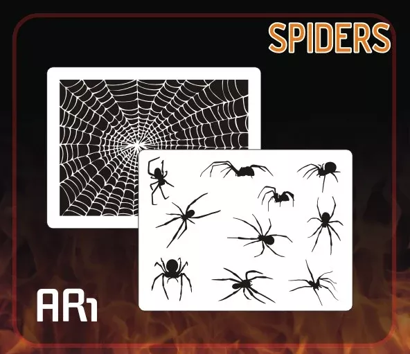 AEROSPACE Airbrush FX Stencil – AR1 ‘ARACHNOPHOBIA’