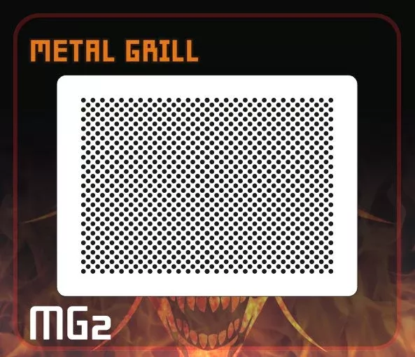 AEROSPACE Airbrush FX Stencil – MG2 ‘Metal Dot Pattern Grill’