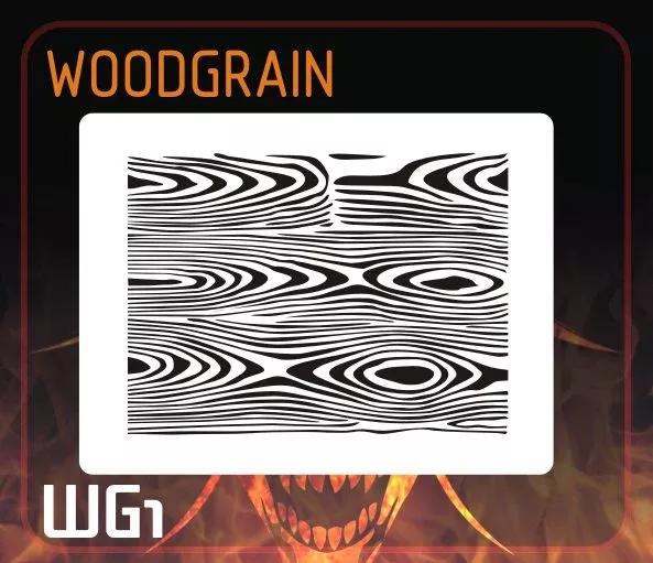 AEROSPACE Airbrush FX Stencil – WG1 ‘WOODGRAIN’