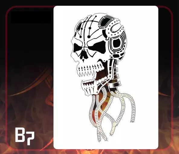 AEROSPACE Airbrush Stencil – B7 – ‘Terminate’