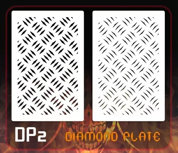 AEROSPACE Airbrush Stencil – DP2 Mini