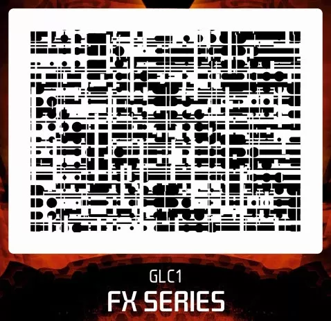 AEROSPACE Airbrush Stencil – Glitch GLC1