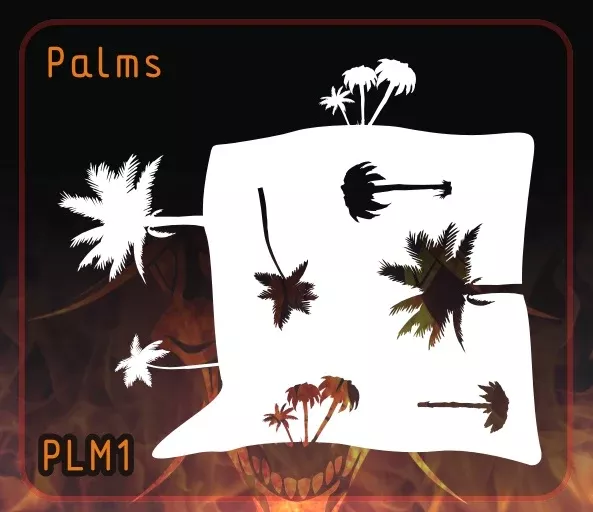 AEROSPACE Airbrush Stencil – PLM1 – Palms Trees