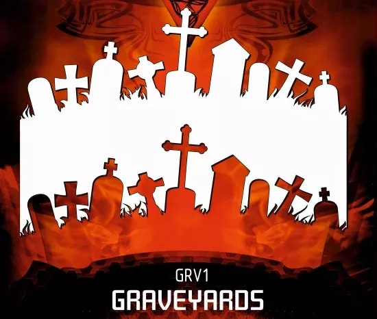 AEROSPACE Airbrush Stencils – GRV1 – Graveyard 1