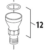 Air Valve Set for Iwata Revolution M Series Airbrush