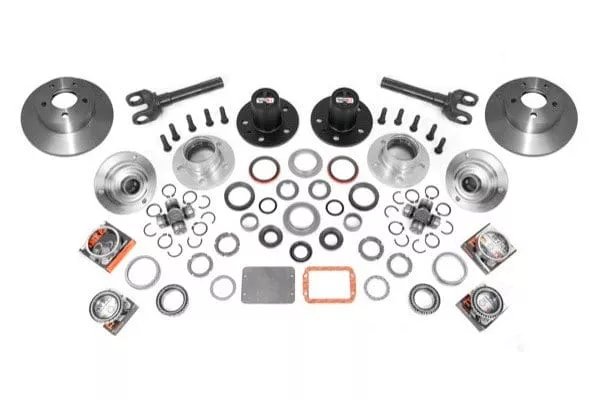 Alloy Front Axle Manual Locking Hub Conversion Kits