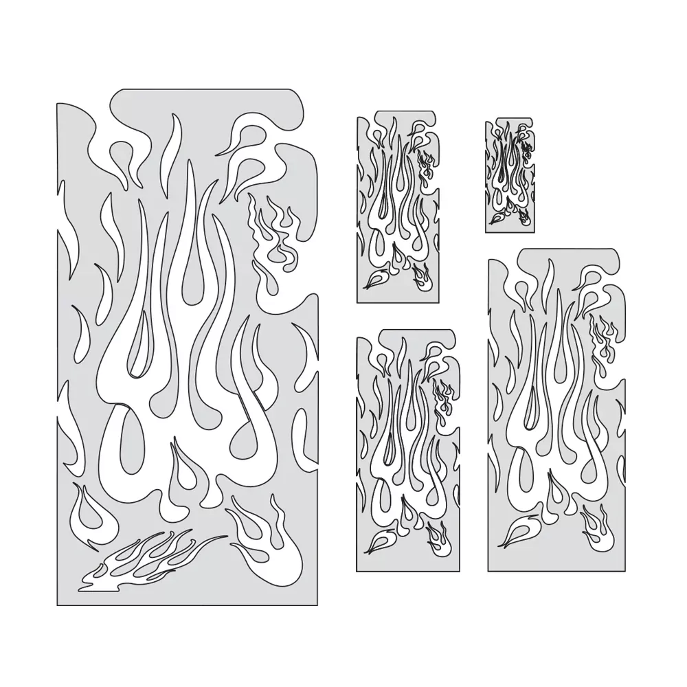 Artool Flame Master “The Multiple” FH-FM2 Stencil