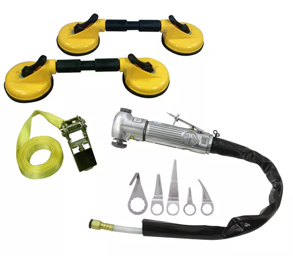 Astro Pneumatic 1760 - Windshield Knife Air Kit with Suction Cups