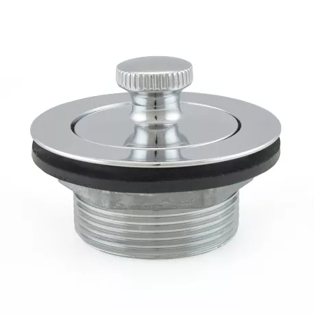 Bathtub Lift & Turn Drain, Chrome Plated