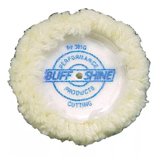Buff & Shine 4-Ply 3" Twisted Wool Buffing Pad (2-Pack)