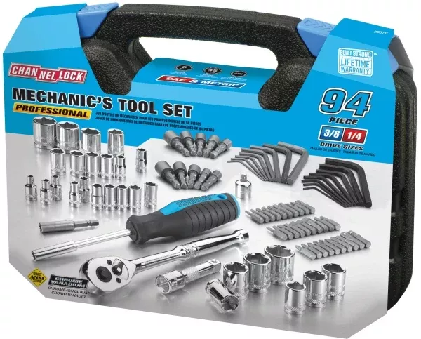 CHANNELLOCK 39070 94-Piece Mechanics tool set