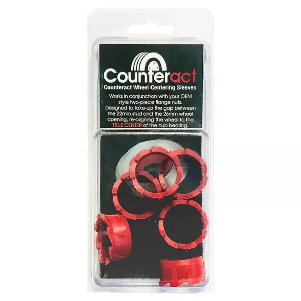Counteract WCS-B 22mm Wheel Centering Sleeves – (6/Pak)
