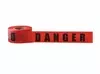 “DANGER” Barricade Tape, 3” x 1,000’/roll [Red/Black]