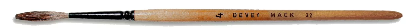 Devey Mack 32 Quill Brush – Size 4