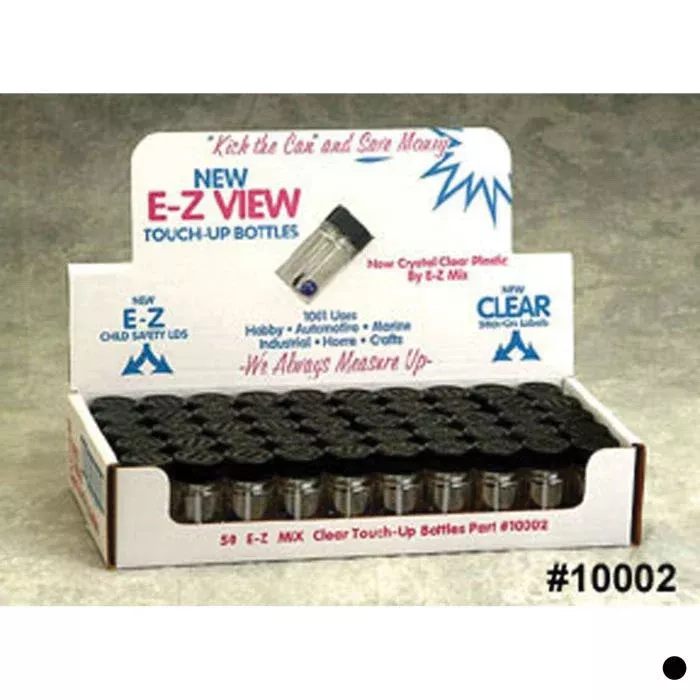 E-Z Mix Touch-Up Bottle 10002 2 oz Clear PET Bottle