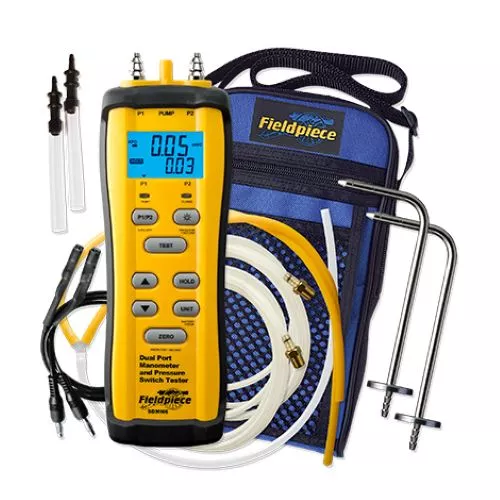 Fieldpiece SDMN6 Dual Port Manometer and Pressure Switch Tester