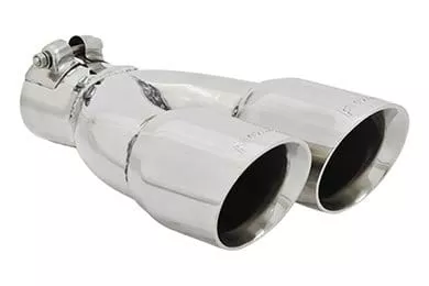 Flowmaster Dual Exhaust Tips – Round Angle Cut Exhaust Tips by Flowmaster