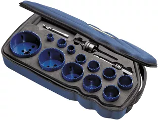 General Purpose 17 Pc. Bi-Metal Hole Saw Kit
