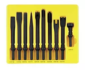 GYCS110 10 Piece .401 Shank General Service Chisel Set