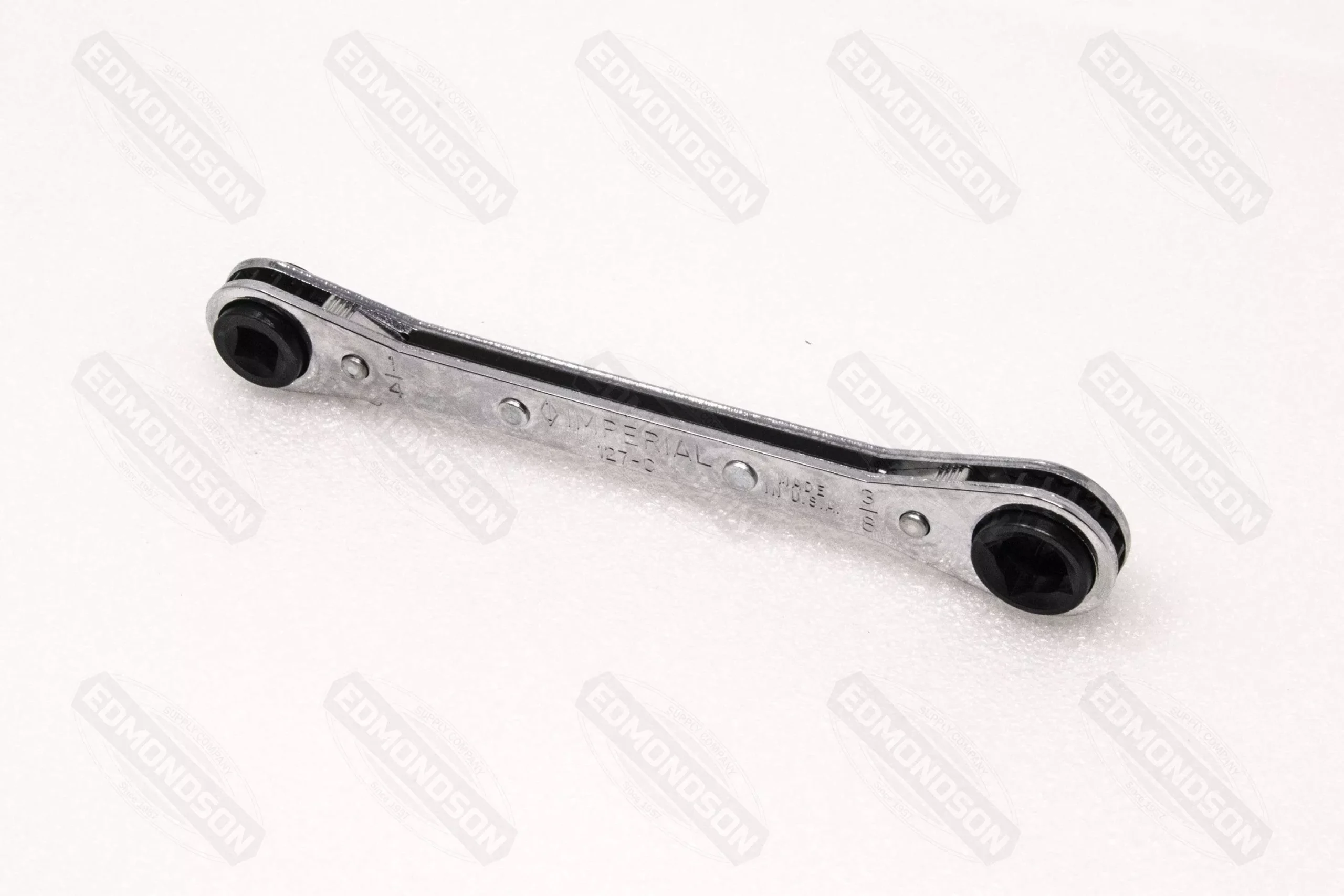Imperial 127-C Refrigeration Ratchet Service Wrench – 1/4”, 3/8”, 3/16” and 5/16”
