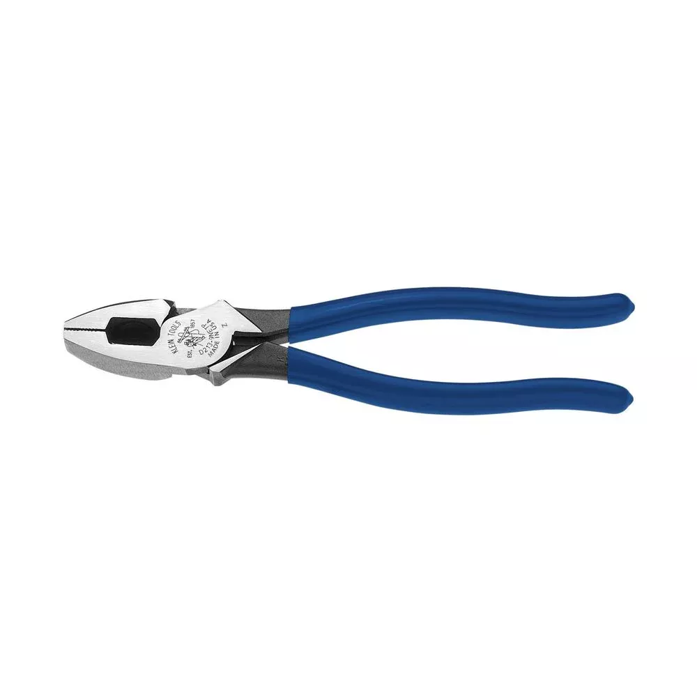 Klein D213-9NETP 9" High-Leverage Side-Cutting Pliers - Fish Tape Pulling