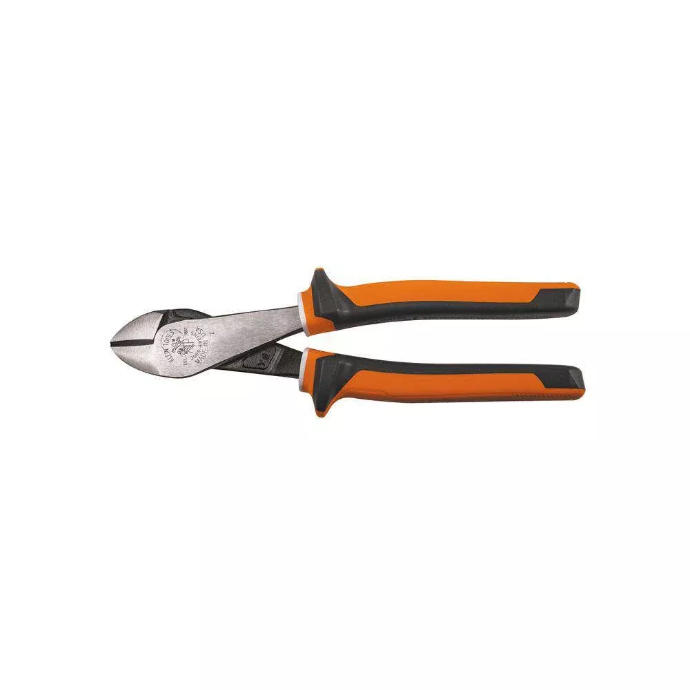 Klein Tools 2000-48-EINS Diagonal Cutting Pliers, Insulated, Angled Head, 8-Inch